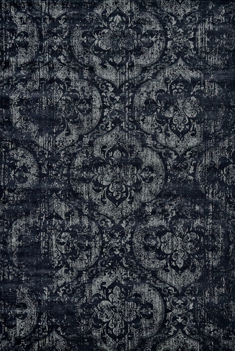 media image for Margaux Gray and Black Rug by BD Fine Flatshot Image 1 265