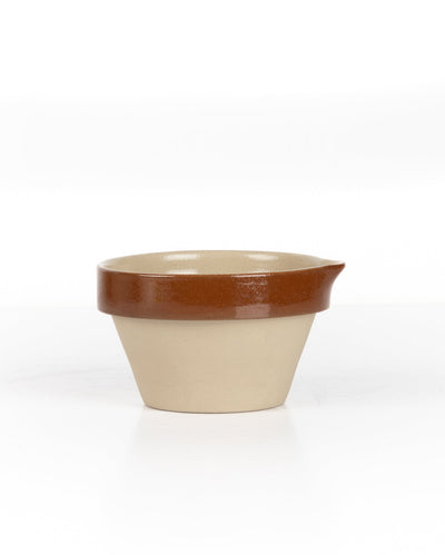 product image for Poterie Renault Vintage Earthenware Pan - Brown Rim-5 52