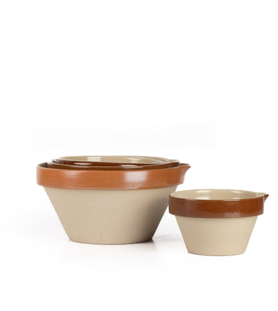 product image for Poterie Renault Vintage Earthenware Pan - Brown Rim-2 20