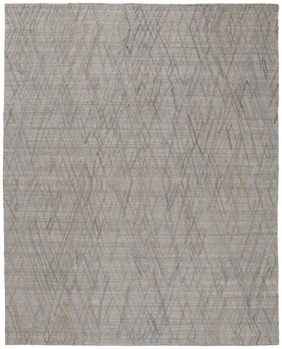 product image of Huntley Hand Woven Gray and Blue Rug by BD Fine Flatshot Image 1 56