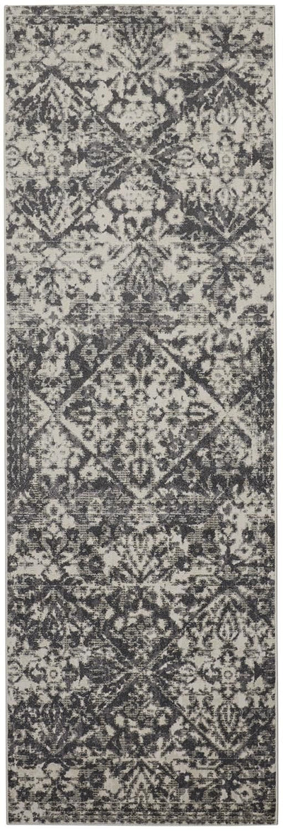 product image for Kiba Gray and Ivory Rug by BD Fine Flatshot Image 1 34