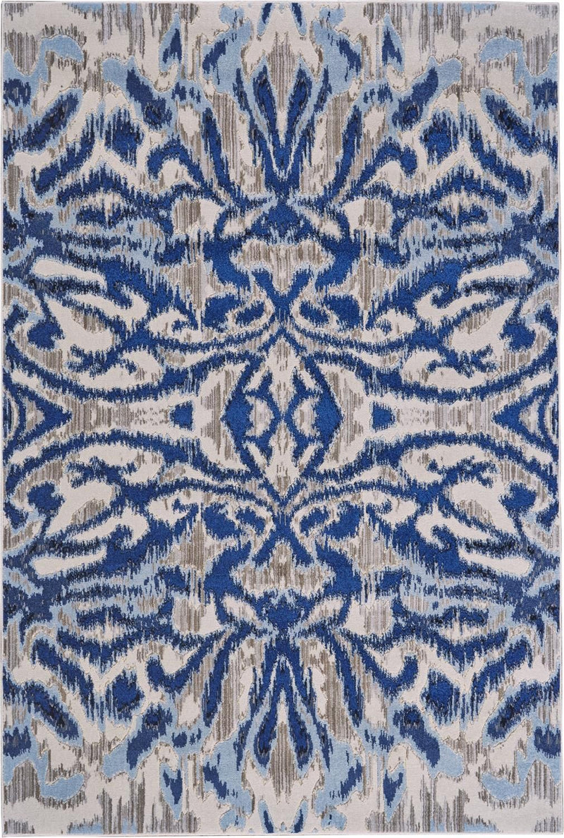 media image for Carini Blue and Taupe Rug by BD Fine Flatshot Image 1 213