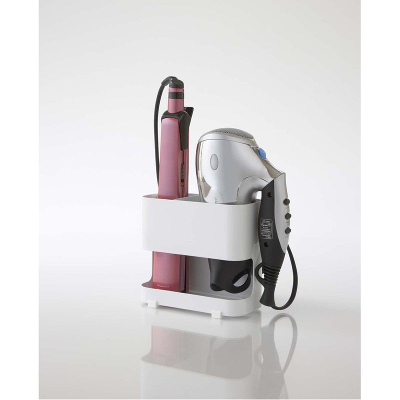 media image for Beautes Blow Dryer & Curling Iron Holder by Yamazaki 211