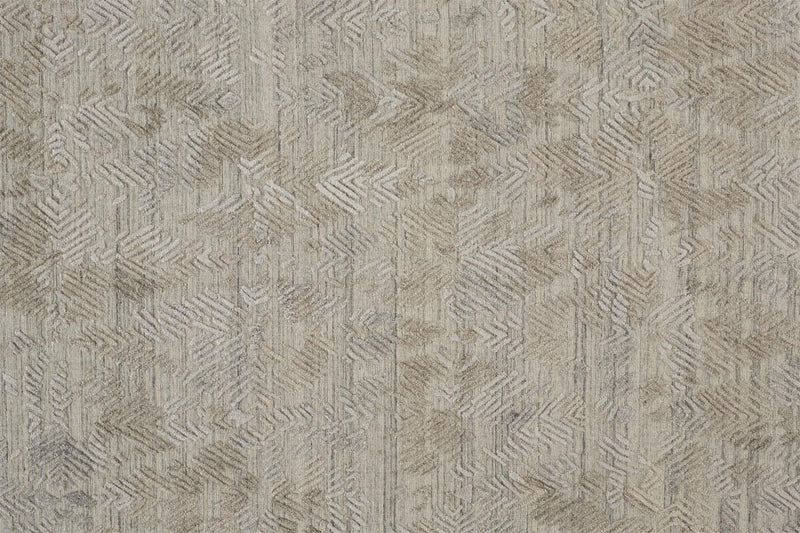 media image for Huntley Gray and Taupe Rug by BD Fine Texture Image 1 262