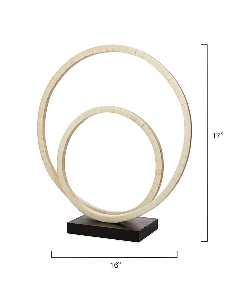 media image for Helix Double Ring Sculpture design by Jamie Young 260