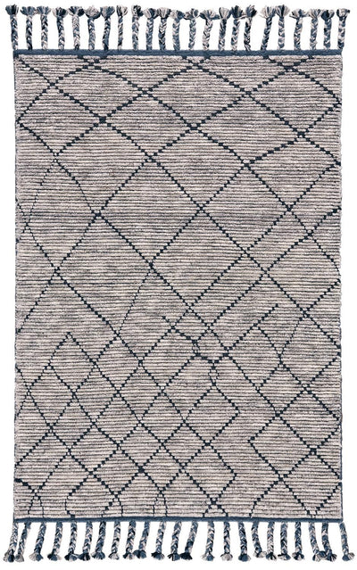 product image of Vail Hand Knotted Taupe and Teal Rug by BD Fine Flatshot Image 1 552