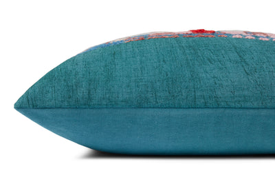 product image for Handcrafted Teal / Multi Pillow Alternate Image 1 1