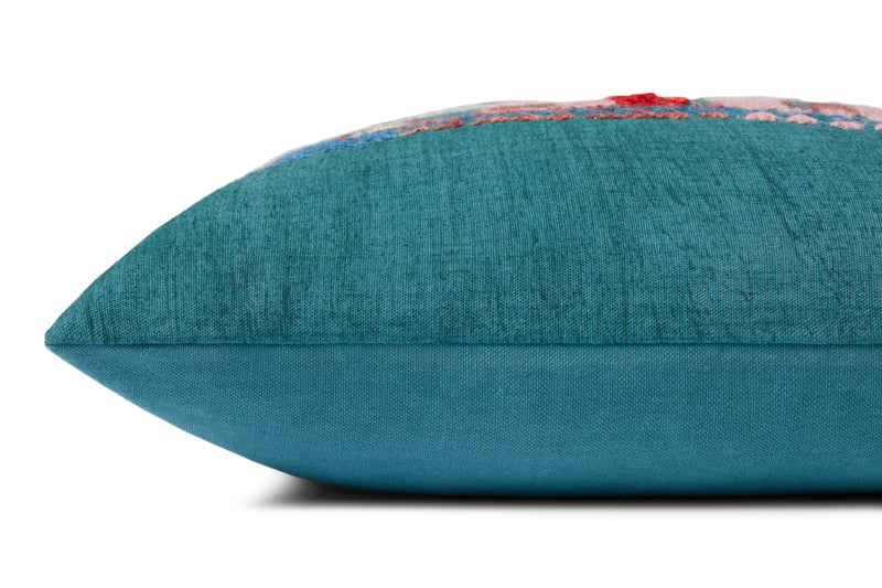 media image for Handcrafted Teal / Multi Pillow Alternate Image 1 224