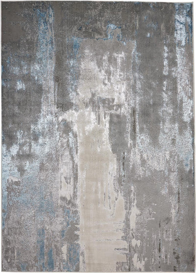 product image for Aurelian Silver and Teal Rug by BD Fine Flatshot Image 1 89