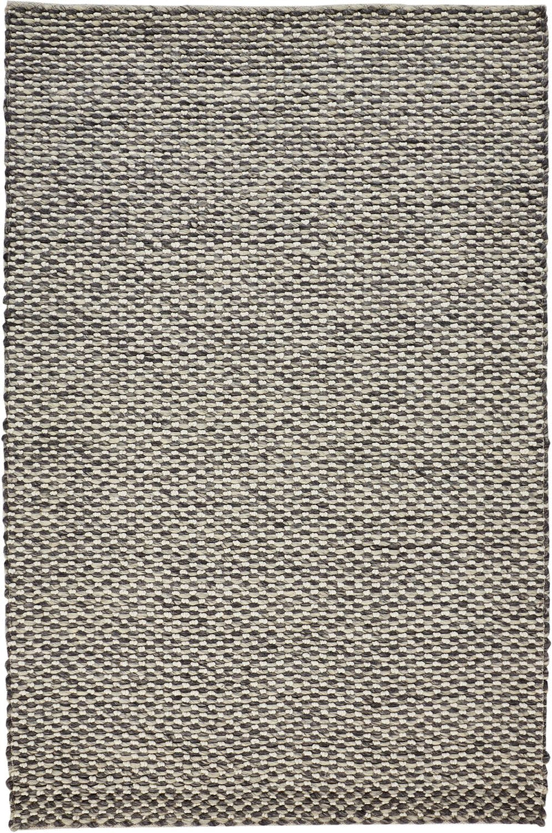 media image for Genet Hand Woven Gray and Ivory Rug by BD Fine Flatshot Image 1 280