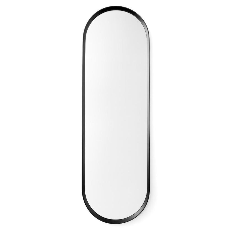media image for Oval Wall Mirror in Black design by Menu 296