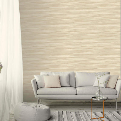 product image for Painterly Horizontal Lines Wallpaper in Snow/Platinum 38