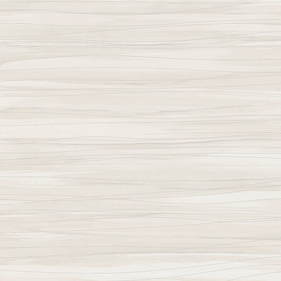 product image of Painterly Horizontal Lines Wallpaper in Snow/Platinum 54