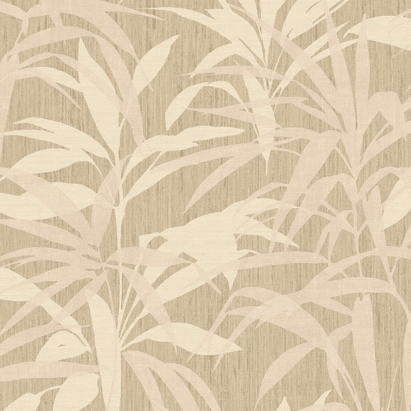 media image for Bamboo Leaf Exotic Wallpaper in Gold/Neutral 272