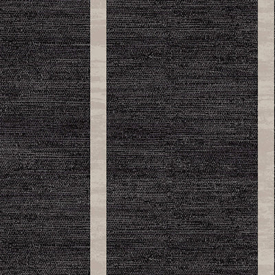 product image of Faux Grasscloth Stripes Distressed Wallpaper in Espresso 591