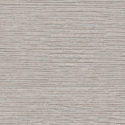 product image of Faux Grasscloth Horizontal Stripes Wallpaper in Mocha/Silver 526