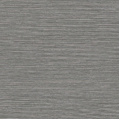 product image of Faux Grasscloth Horizontal Stripes Wallpaper in Navy/Taupe 546