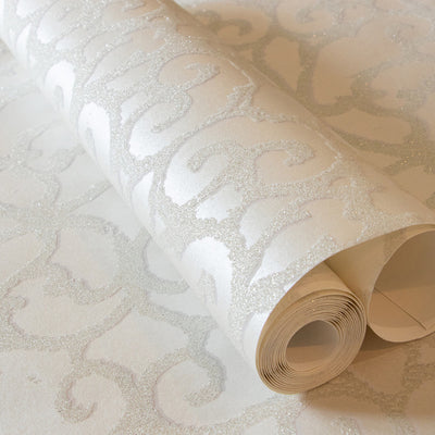 product image for Pluto Wallpaper in Pearl White 55