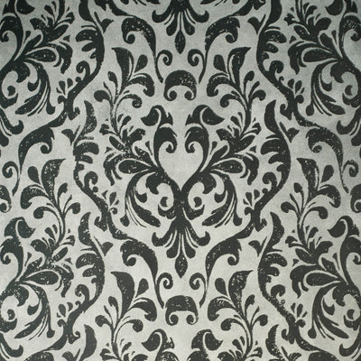 product image of Mayfair Flock Wallpaper in Stone Grey 554