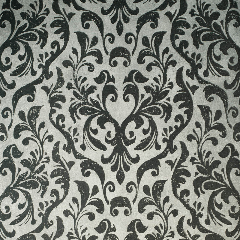 media image for Mayfair Flock Wallpaper in Stone Grey 222