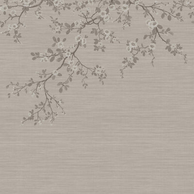 product image for Apple Blossom Wall Mural in Taupe/Mauve 68