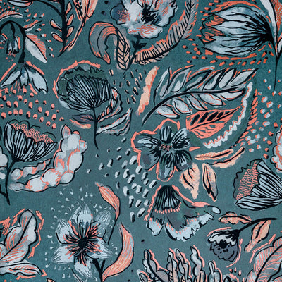 product image for Felice Wild Garden Wallpaper in Saffron 84