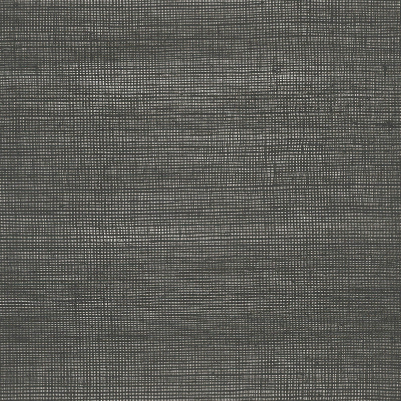 media image for Grasscloth Fine Woven Wallpaper in Black/Silver 247