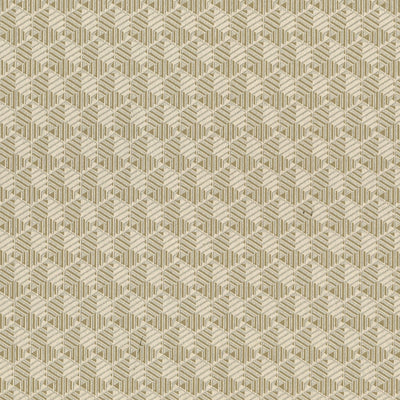 product image of Geometric Hexagon Wallpaper in Silver/Taupe 525