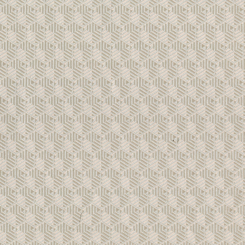 media image for Geometric Hexagon Wallpaper in Silver/Beige 29