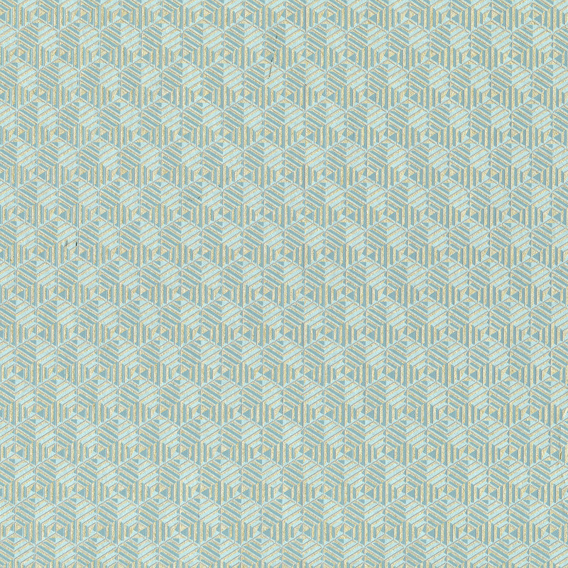 media image for Geometric Hexagon Wallpaper in Seafoam 242