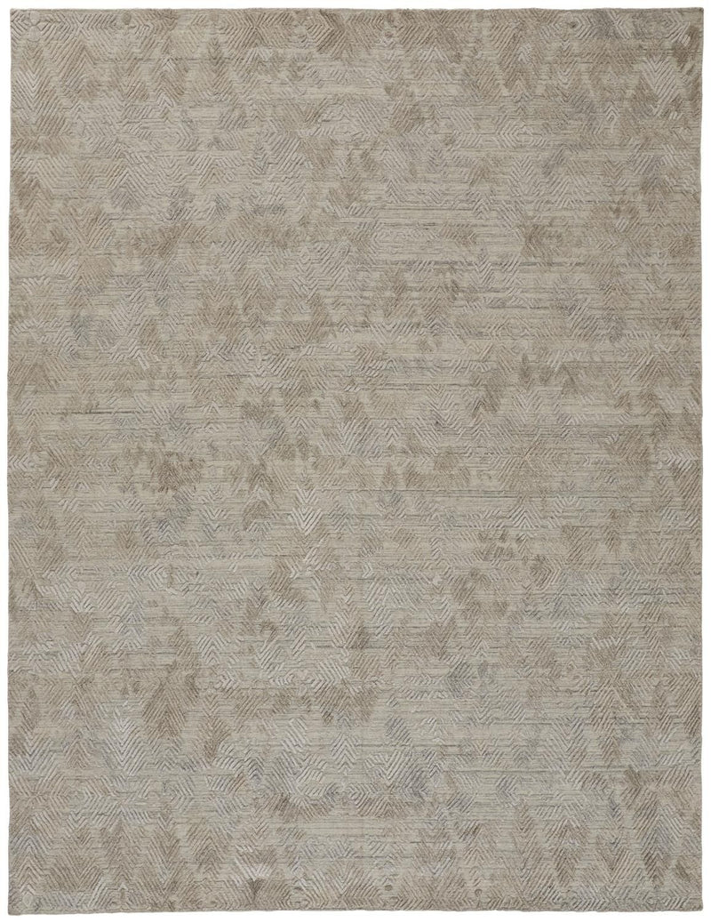 media image for Huntley Gray and Taupe Rug by BD Fine Flatshot Image 1 247