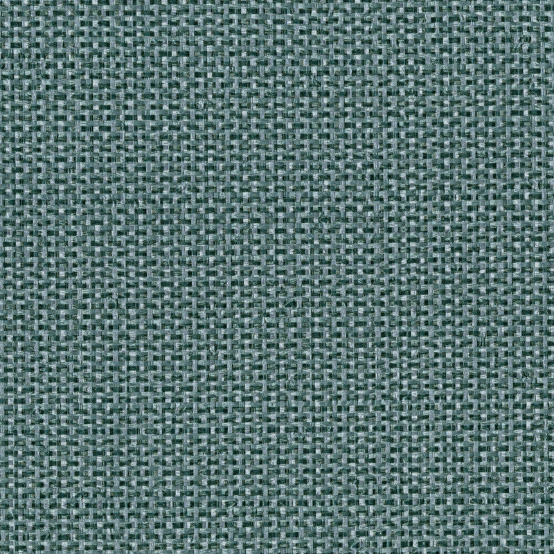 media image for Faux Grasscloth Wallpaper in Seagreen/Teal 261