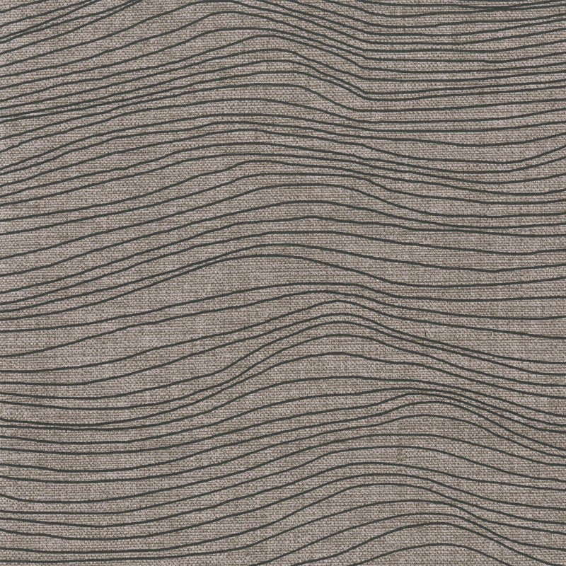 media image for Wave Raised Ink Wallpaper in Dark Chocolate/Mink 260