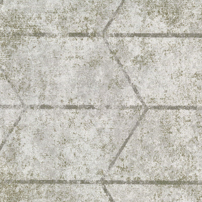 product image for Geometric Imitation Stone Wallpaper in Silvery Beige 56