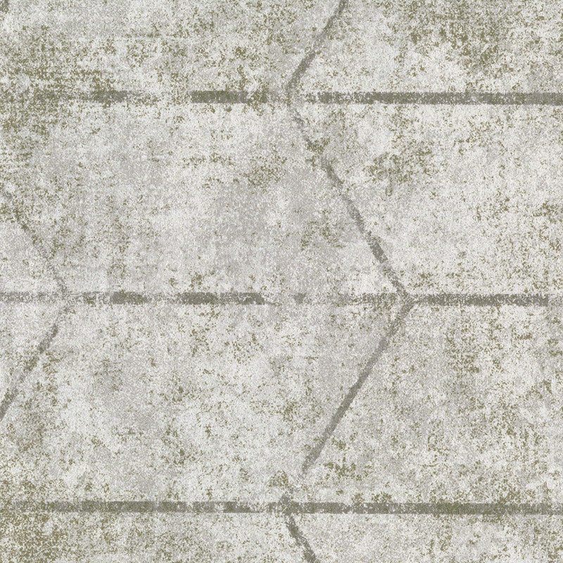 media image for Geometric Imitation Stone Wallpaper in Silvery Beige 222