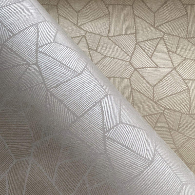 product image for Mosaic Geo Wallpaper in Grey 41