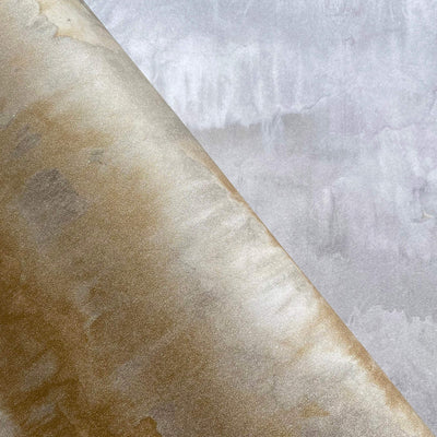 product image for Abstract Watercolor Wallpaper in Gold/Grey 51