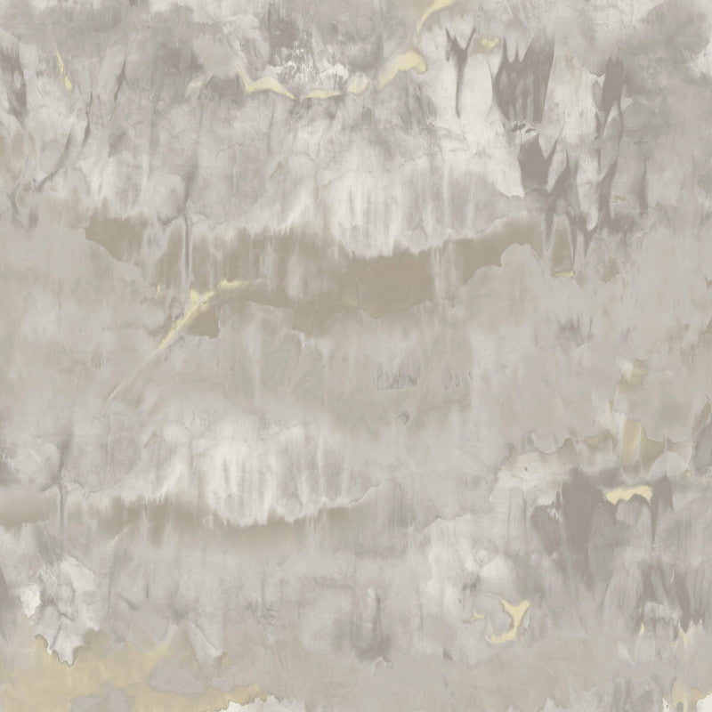 media image for Abstract Watercolor Wallpaper in Grey/Silver 282