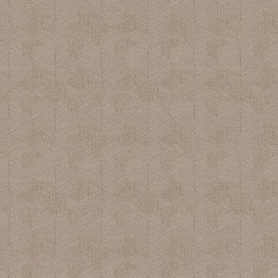 product image of Sample Abstract Geo Modern Wallpaper in Bronze/Grey 548