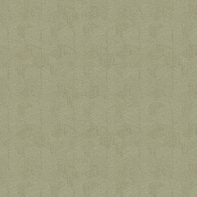 product image of Abstract Geo Modern Wallpaper in Silver/Green 519