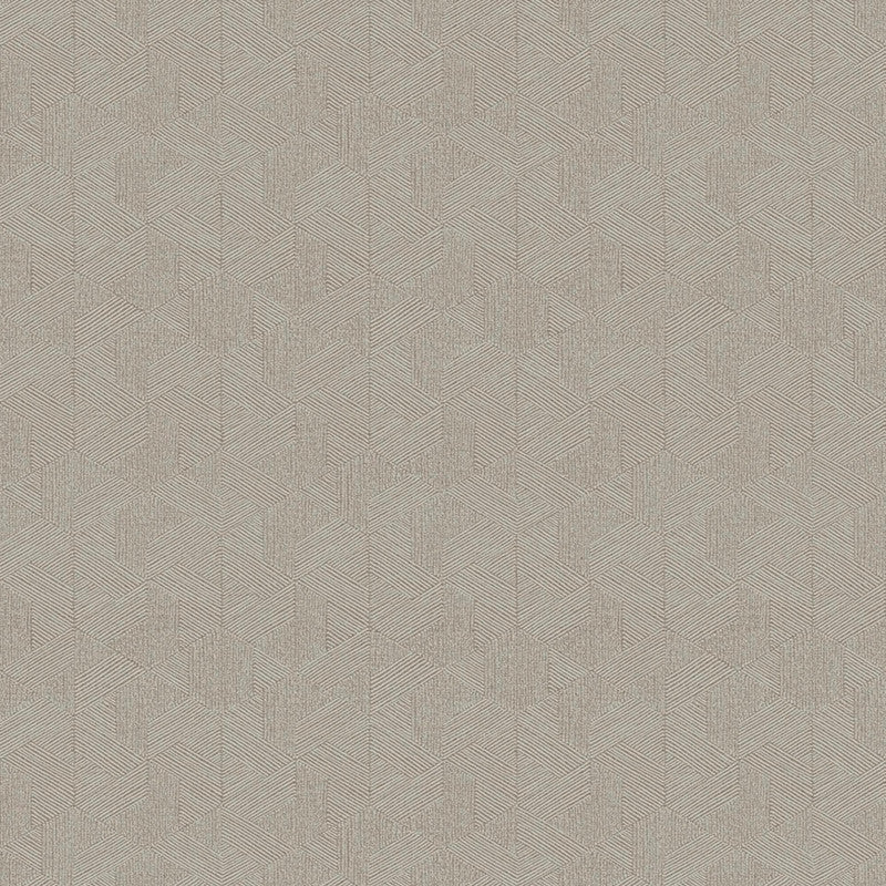 media image for Abstract Geo Modern Wallpaper in Silver/Brown 272