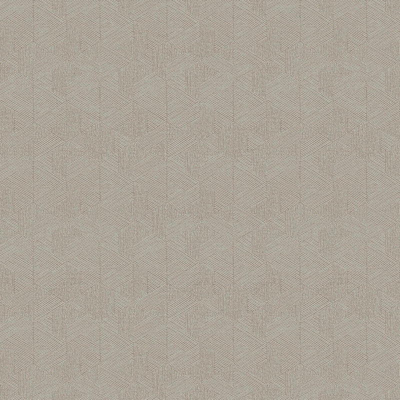 media image for Abstract Geo Modern Wallpaper in Silver/Brown 268