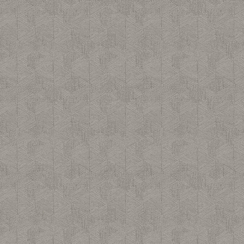 media image for Abstract Geo Modern Wallpaper in Silver/Grey 296