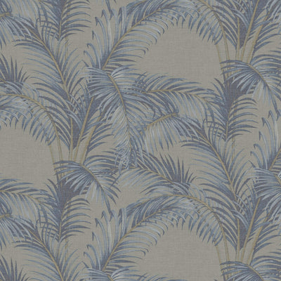 product image for Elegant Foliage Wallpaper in Blue/Grey 77