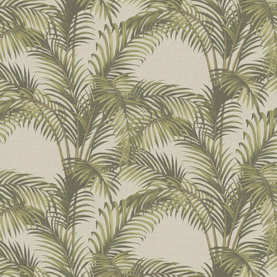 product image of Elegant Foliage Wallpaper in Green/Grey 556