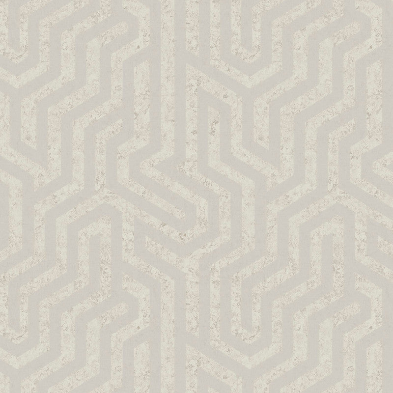 media image for Geo Textured Wallpaper in Silver 281