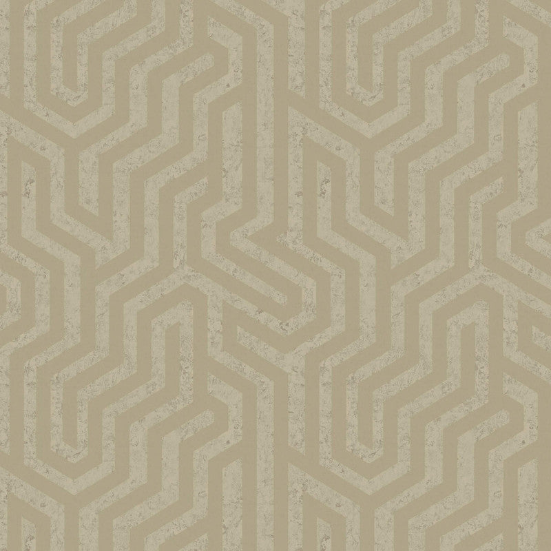 media image for Geo Textured Wallpaper in Silver/Green/Beige 238