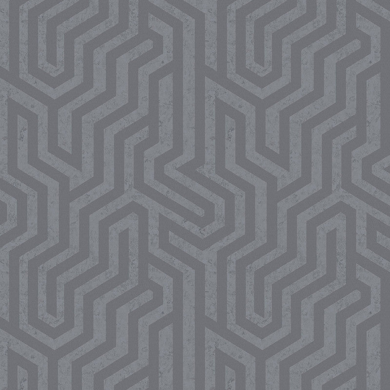 media image for Geo Textured Wallpaper in Blue/Grey 215