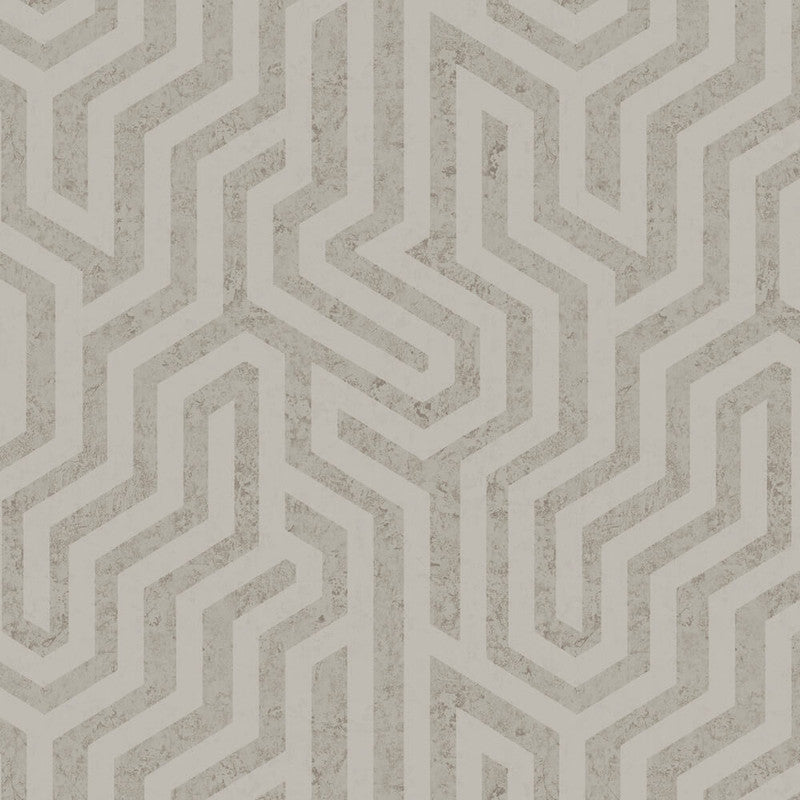 media image for Sample Geometric Wallpaper in Silver/Grey 257