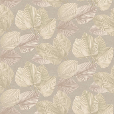 product image of Tropical Foliage Wallpaper in Pink/Beige 551